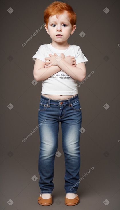 Paraguayan infant boy with  ginger hair