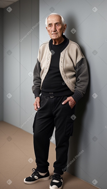 Uruguayan elderly male with  black hair