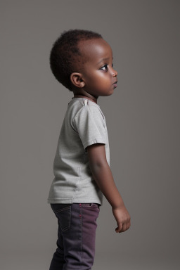 Sudanese infant boy with  gray hair