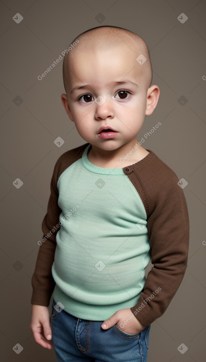 Spanish infant boy with  brown hair