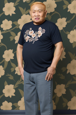 Filipino elderly male with  ginger hair