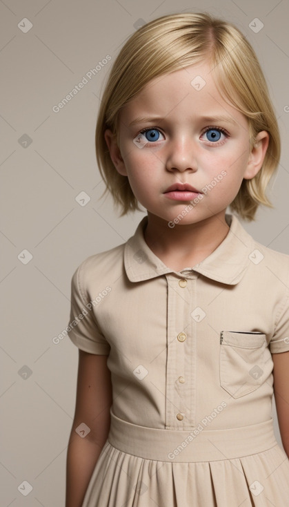 South african child female with  blonde hair