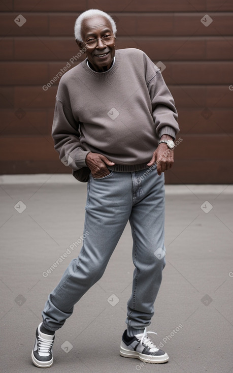 Elderly male with  gray hair