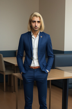 Iranian adult male with  blonde hair