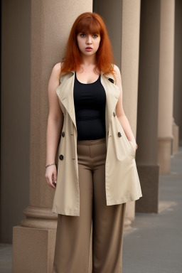 Algerian adult female with  ginger hair