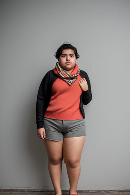 Ecuadorian teenager boy with  black hair