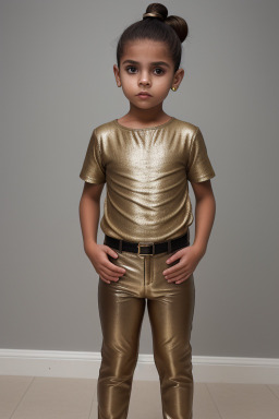 Venezuelan child boy with  brown hair