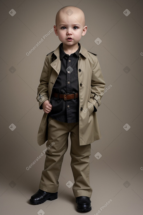 Russian infant boy with  black hair