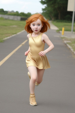 Child female with  ginger hair