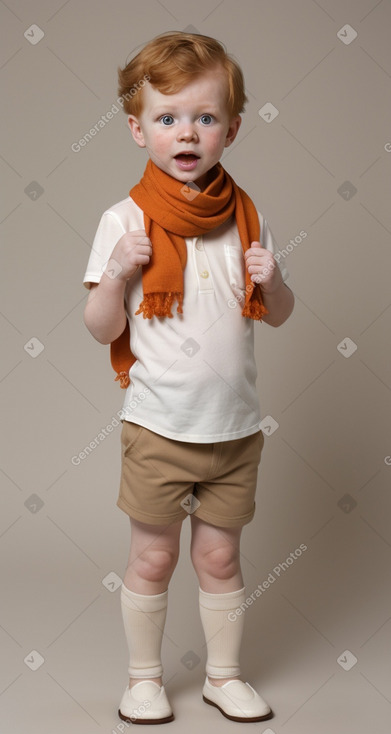 Dutch infant boy with  ginger hair