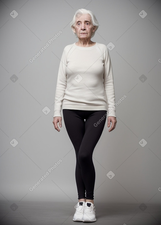 Syrian elderly female with  white hair