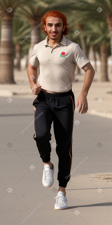 Emirati adult male with  ginger hair