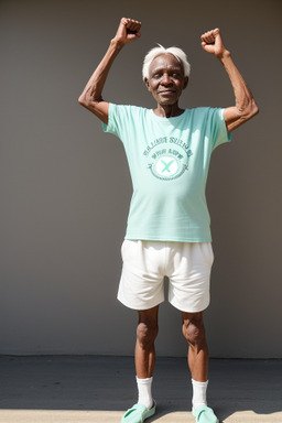 Zimbabwean elderly male with  white hair