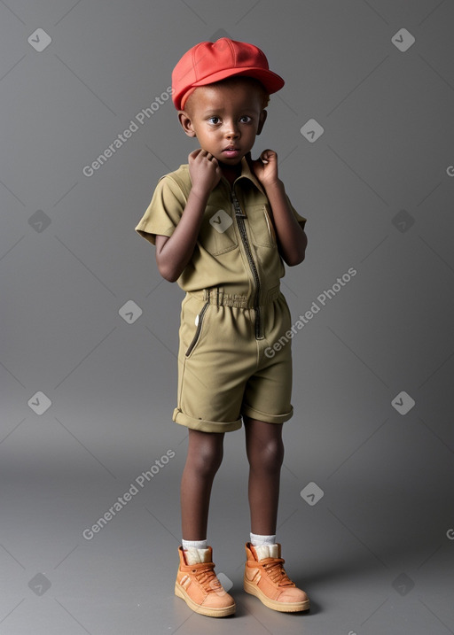 Somali child boy with  ginger hair