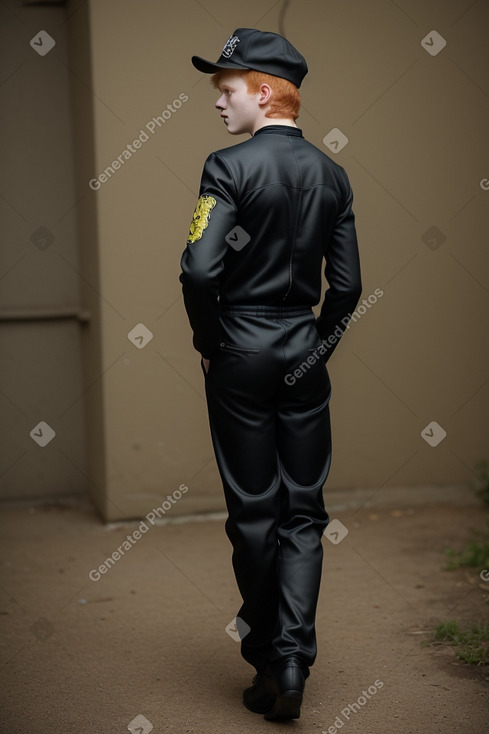 Ukrainian teenager boy with  ginger hair