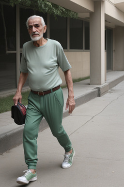 Syrian elderly male with  gray hair