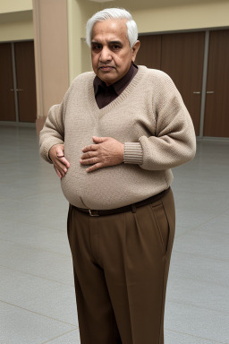 Bahraini elderly male with  brown hair