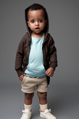 Somali infant boy with  brown hair