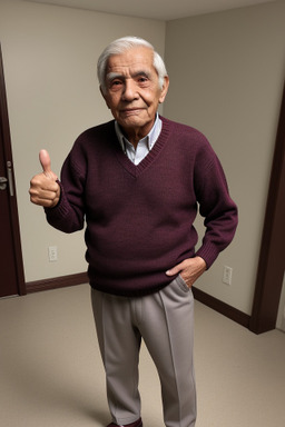 Peruvian elderly male with  gray hair