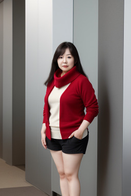 South korean 45 years female with  black hair