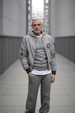 Belarusian 45 years male with  gray hair