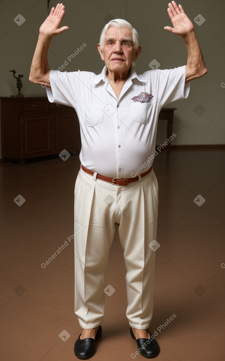 Paraguayan elderly male with  white hair