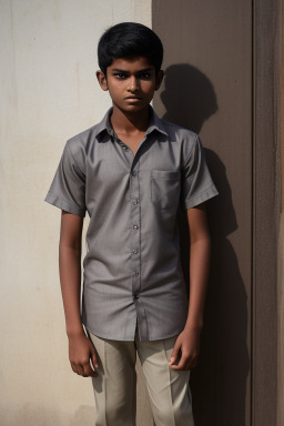 Bangladeshi teenager boy with  gray hair