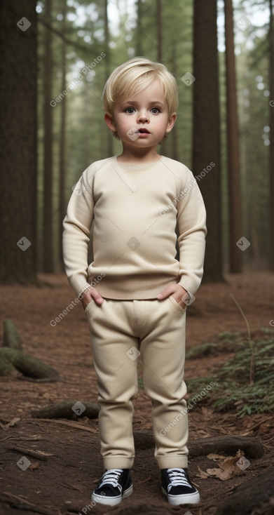 Austrian infant boy with  blonde hair