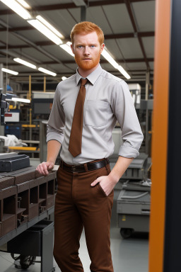 New zealand adult male with  ginger hair