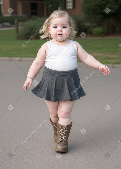 Caucasian infant girl 