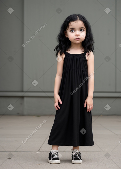 Polish infant girl with  black hair