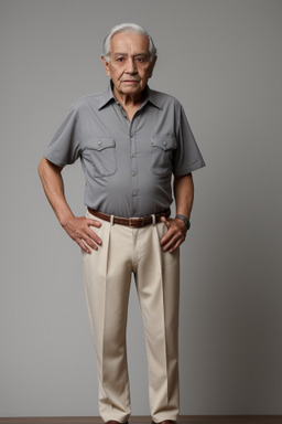 Colombian elderly male with  gray hair