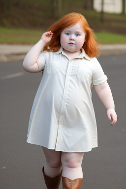 Child female with  ginger hair