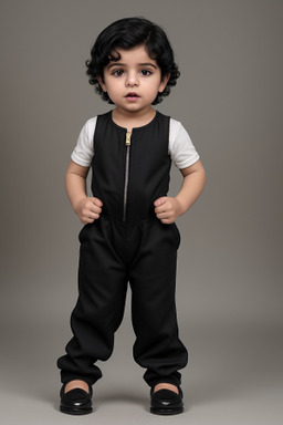 Iraqi infant boy with  black hair