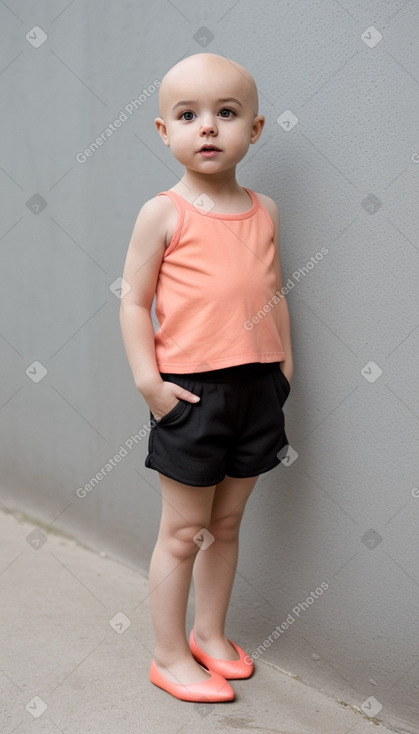 Dutch infant girl with  black hair