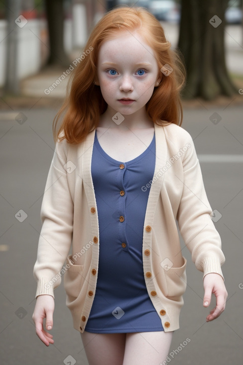 Child female with  ginger hair