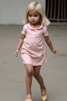 Bangladeshi infant girl with  blonde hair