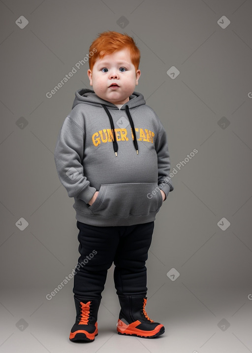 Ecuadorian infant boy with  ginger hair