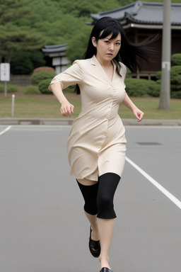 Japanese adult female with  black hair