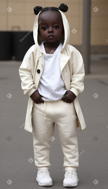 Sudanese infant boy with  white hair