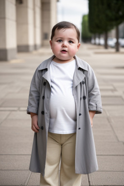 French infant boy with  gray hair