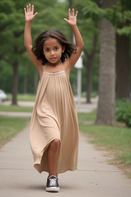 Child female with  brown hair