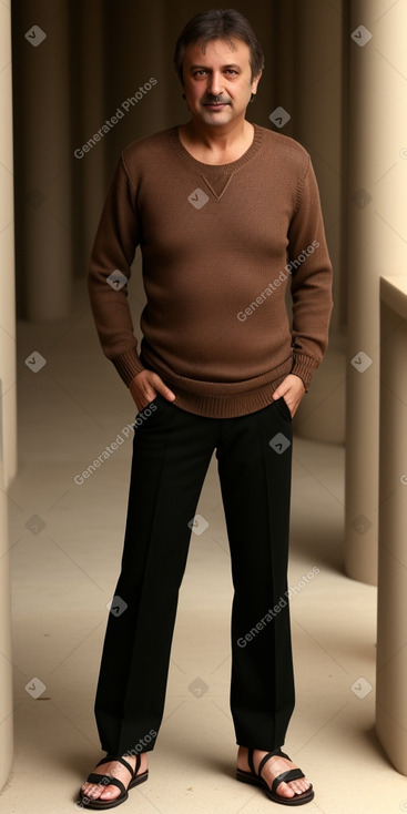 Turkish 45 years male with  brown hair