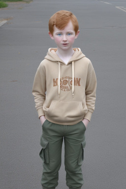 Child boy with  ginger hair