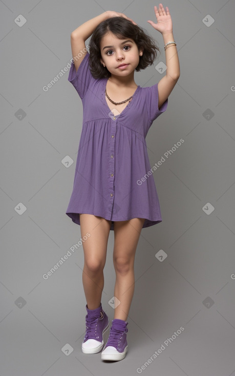 Hispanic infant girl with  gray hair