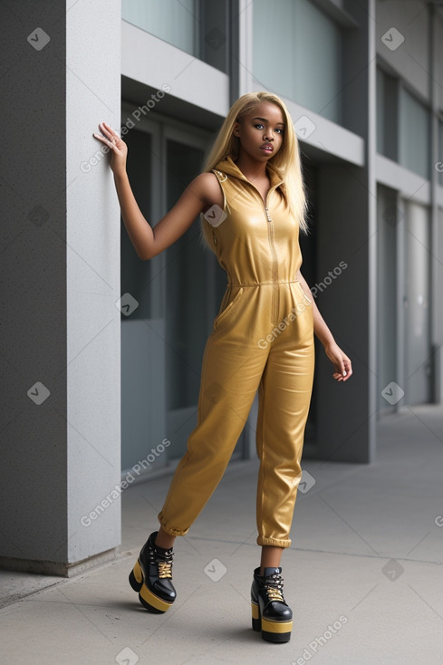 Young adult female with  blonde hair