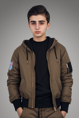 Azerbaijani young adult male with  brown hair