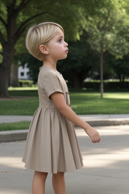 Mexican child female with  blonde hair