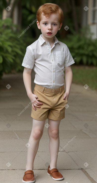 Greek infant boy with  ginger hair