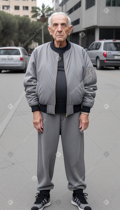 Israeli elderly male with  gray hair